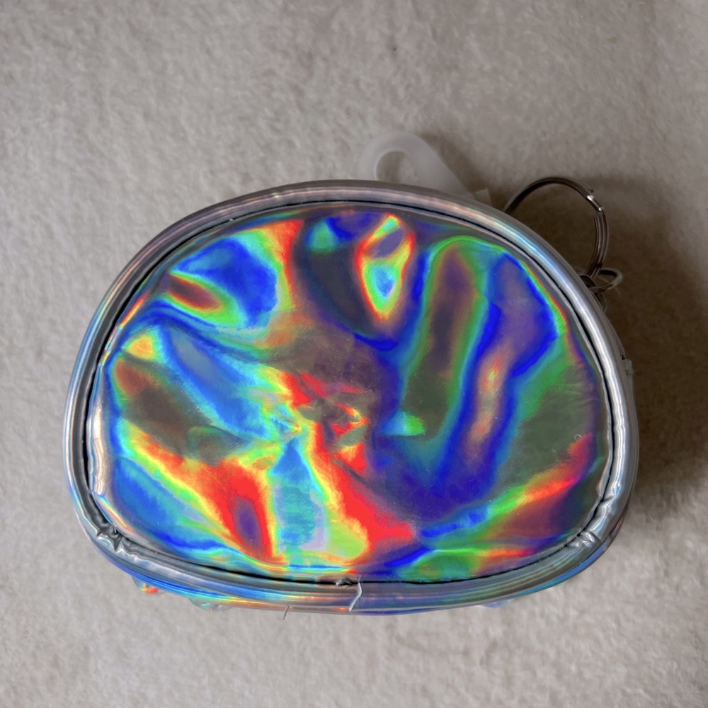 NWT CAT AND JACK RAINBOW CLOUD COIN PURSE  KEYCHAIN - Picture 6 of 6